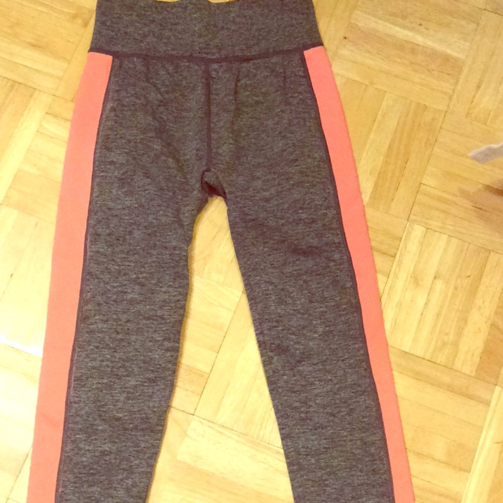 Light weight pink and grey leggings